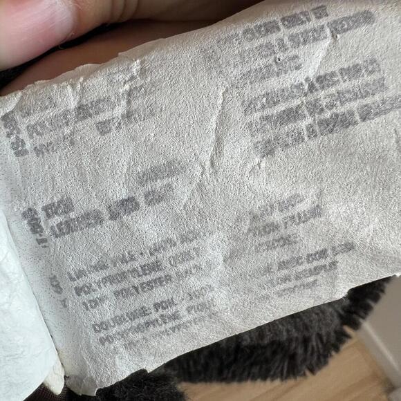 Vintage Fennelli Women's Size L XL Black Leather Faux Fur Trim Overcoat Jacket - Picture 11 of 15